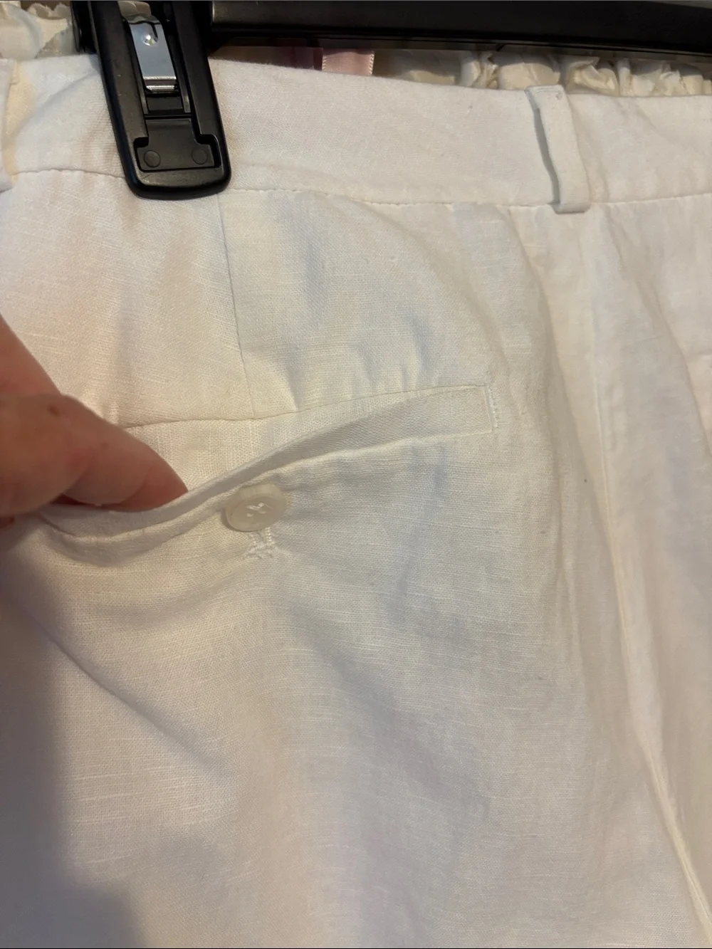 Banana Republic women’s white linen size 10 pants NWT
